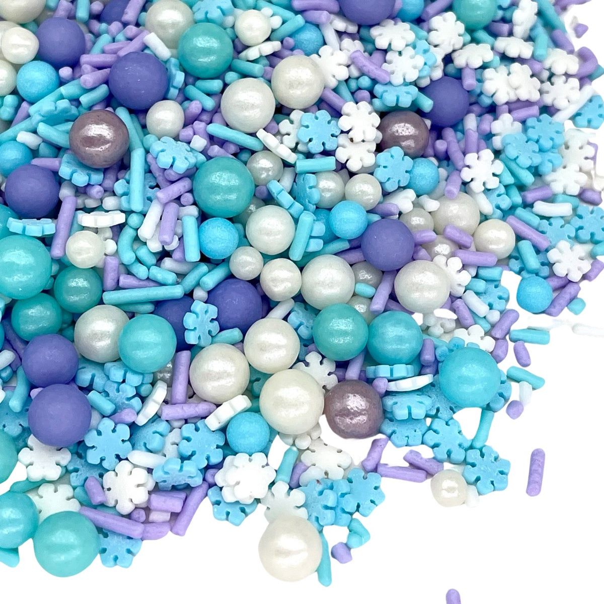 Snow Sprinkle Pattern Let it Snow Sprinkle Medley | Snowflake Sprinkles | Winter Sprinkles