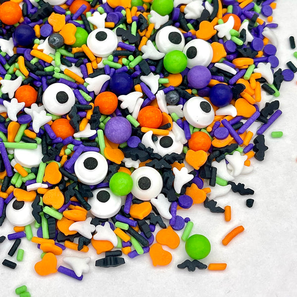 Sprinkles | Monster mash | Halloween sprinkles | Halloween jimmies | Cake sprinkles | Cupcake sprinkles | Manvscakes