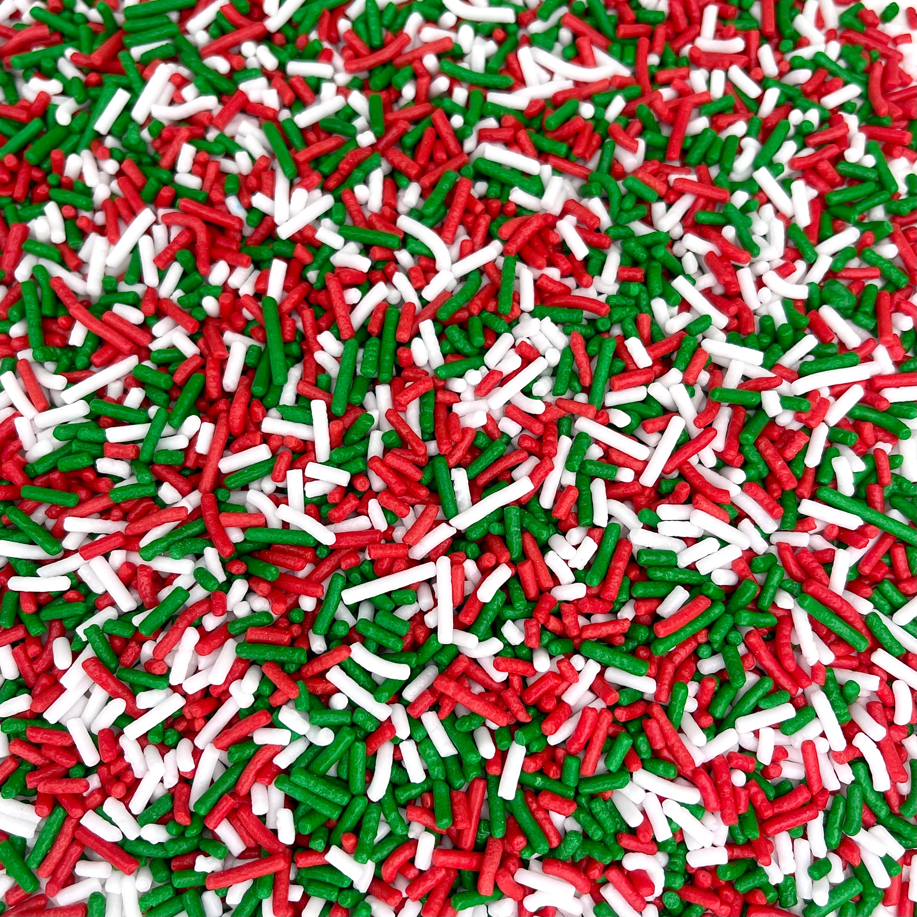 Candy Cane Sprinkle Medley | Christmas Sprinkles | Holiday Sprinkles | Manvscakes