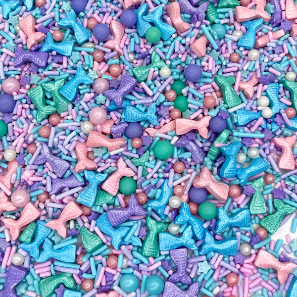 Mermaid Party Sprinkle Mix | Mermaid Sprinkles | Edible Sprinkles | Manvscakes