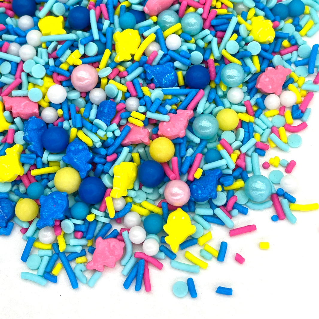 Sprinkles Fish Shaped Sprinkles Blue Sprinkles Edible Sprinkles