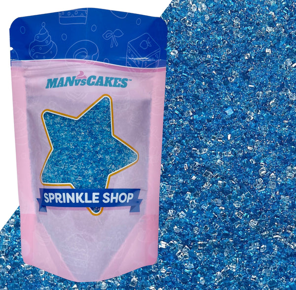 Sprinkles | Blue sprinkles | Blue sugar | Cocktail sugar | Cake sprinkles | Cupcake sprinkles | Cookie sprinkles | Manvscakes