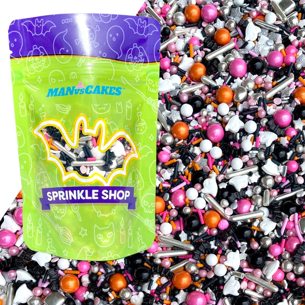 Sprinkles | Boo bubbles | Ghost sprinkles | Halloween sprinkles | Manvscakes